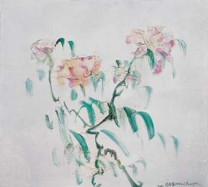 周春芽 2006年作 百合花